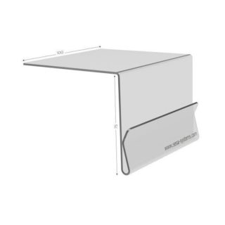 143245 - Lot de 10 supports CARTE KANBAN à glisser sous caisse