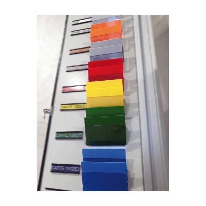 130241 - Lot de 10 CARTES KANBAN blanc L 100 x H 70 mm Ep. 1 mm – Image 2