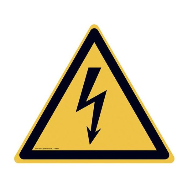140246 - Lot de 2 pictogrammes adhésif au sol EXTRA Ep 0.84 mm Electricité W012
