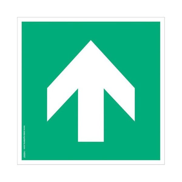 140268 - Lot de 2 pictogrammes adhésif au sol EXTRA Flèche L 200 mm