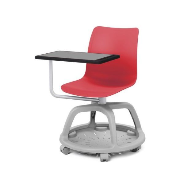 571176 - Lot de 2 chaises de formation rouge - Image 2