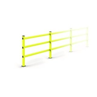 160243 - Lot de 3 lisses axe à axe de 1000 mm jaune