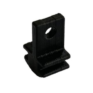 141020 - Lot de 10 crochets coulissants pour rail acier suspendu