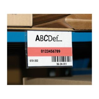 130243 - Lot de 10 CARTES KANBAN transparente magnétique L 100 x H 70 mm Ep. 1 mm