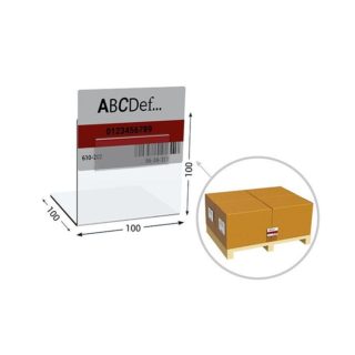 143253 - Lot de 5 supports CARTE KANBAN à poser sur palette