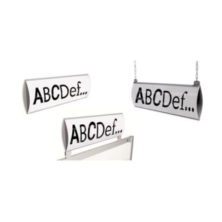 141424 - Bandeau bombé recto/verso personnalisable l 600 x H 210 mm fixation par chaînes