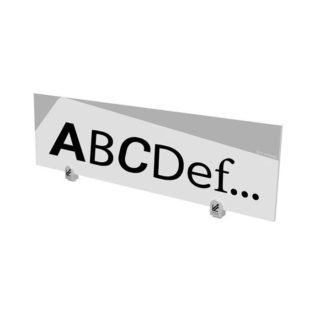 141521 - Bandeau design "TEXTE AU CHOIX" l 600 x H 170 mm sans fixation