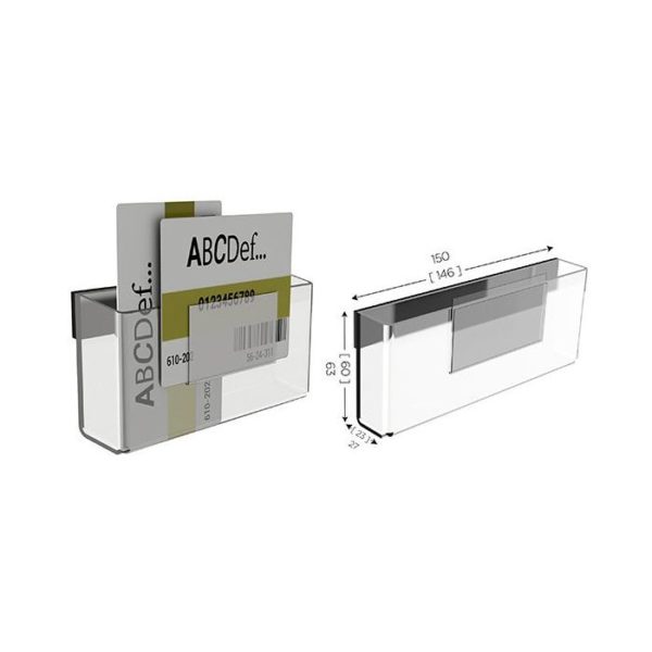 130340 - BOXCART l 150 x P 27 x H 63 mm magnétique