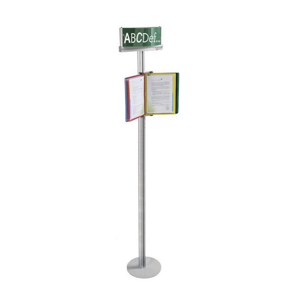 117716 - COM'DESIGN Sécurité/Environnement avec 1 docaflex 10 poches a4 et 1 bandeau bombé H 2143 mm