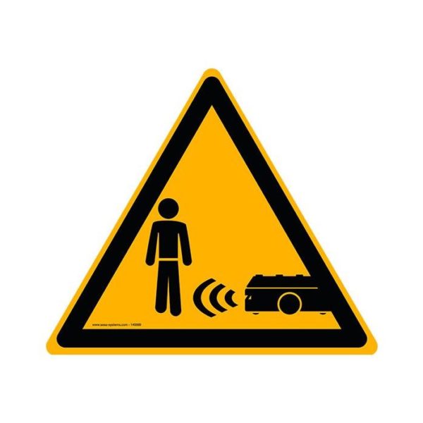 140269 - Lot de 2 pictogrammes adhésif au sol EXTRA Attention AGV L 300 mm