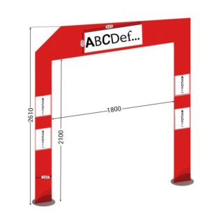 145336 - GATELEAN rouge l 2300 x H 2610 mm