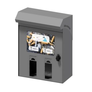 645210 - CENDRIER DE SONDAGE DESIGN l 318 x P 155 x H 430 mm