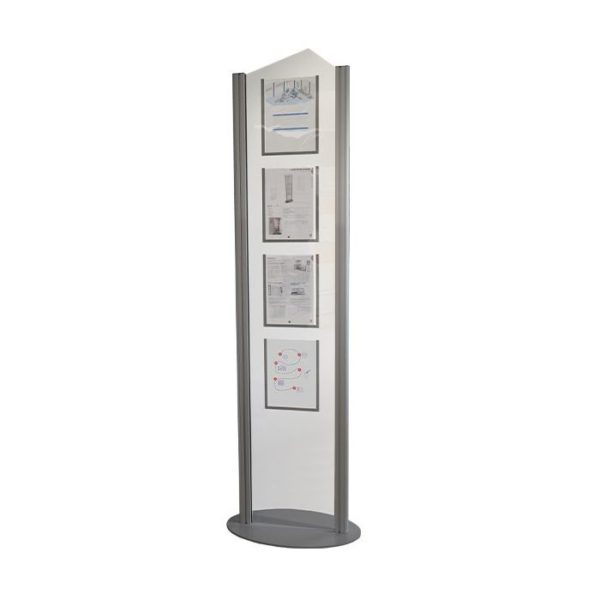 117723 - COM'DESIGN ACCUEIL A avec 3 prodoc A3 l 490 x H 1975 mm