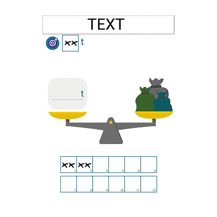 150411 - VISIOFLASH RSE - DECHETS l 300 x H 420 mm magnétique